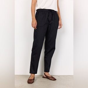 SoyaConcept Black Cuffed Easy Pants